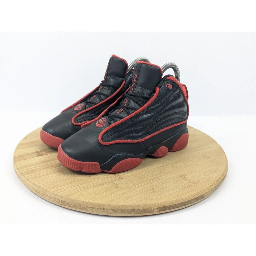 Jordan Shoes Kids Boys Size 1.5 Pro Strong Black Red Sneakers PS Kids Basketball